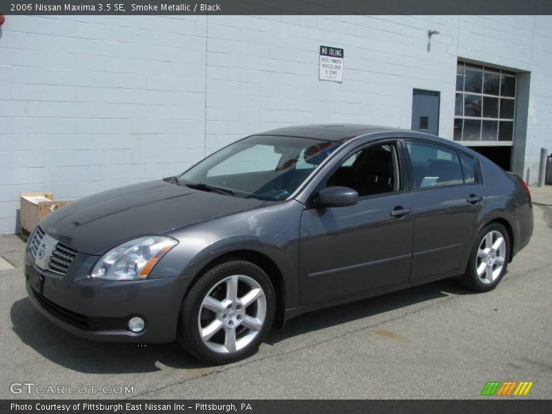 Smoke Metallic / Black 2006 Nissan Maxima 3.5 SE
