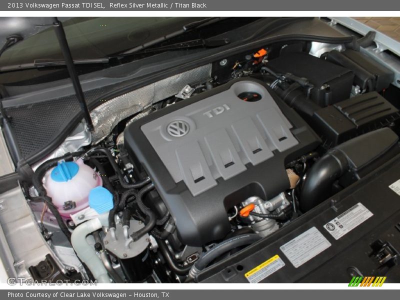Reflex Silver Metallic / Titan Black 2013 Volkswagen Passat TDI SEL