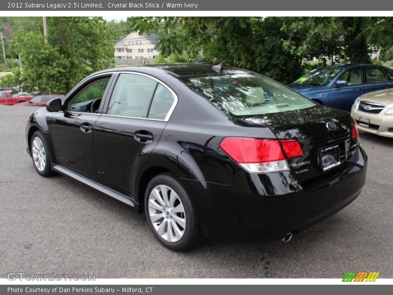 Crystal Black Silica / Warm Ivory 2012 Subaru Legacy 2.5i Limited
