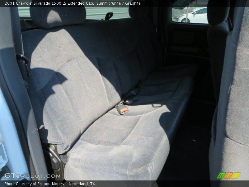 Summit White / Graphite 2001 Chevrolet Silverado 1500 LS Extended Cab