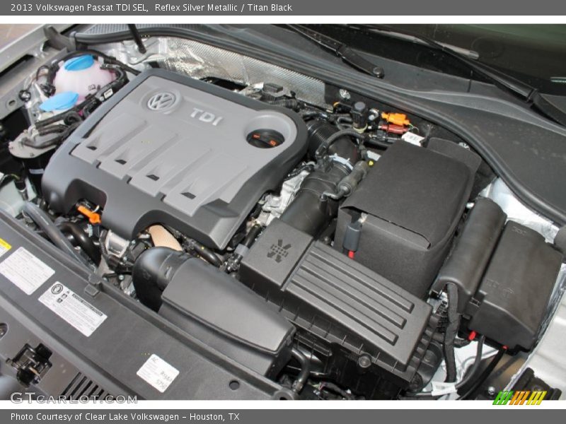Reflex Silver Metallic / Titan Black 2013 Volkswagen Passat TDI SEL