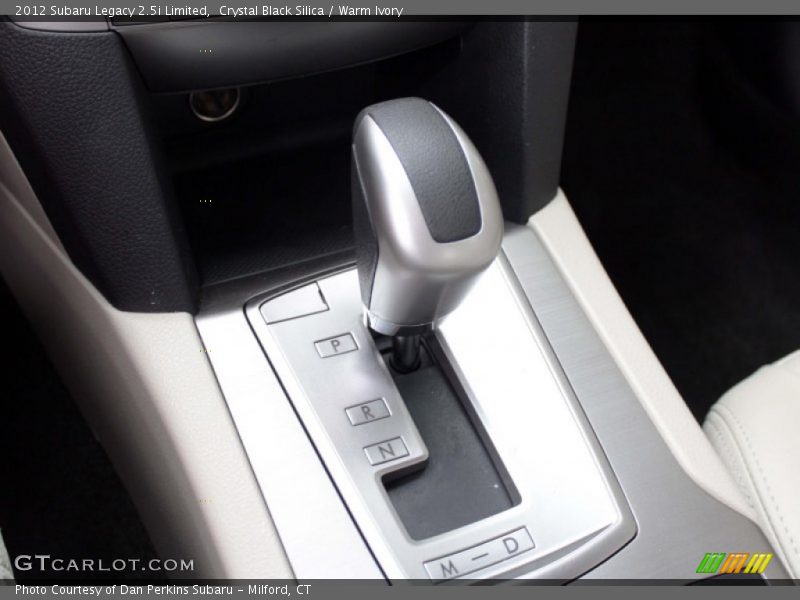Crystal Black Silica / Warm Ivory 2012 Subaru Legacy 2.5i Limited
