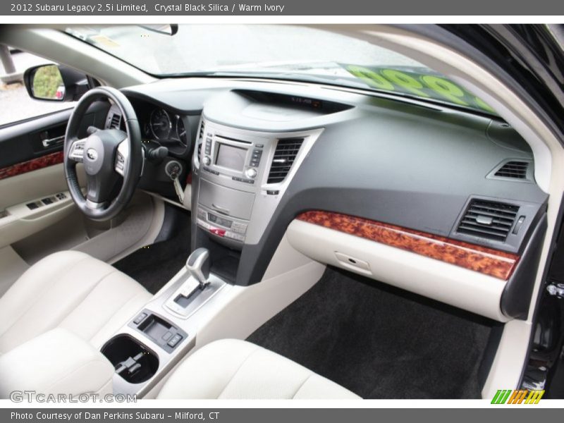 Crystal Black Silica / Warm Ivory 2012 Subaru Legacy 2.5i Limited