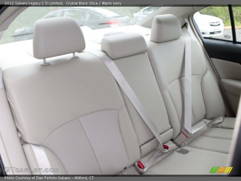 Crystal Black Silica / Warm Ivory 2012 Subaru Legacy 2.5i Limited