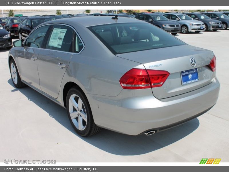 Tungsten Silver Metallic / Titan Black 2013 Volkswagen Passat TDI SE