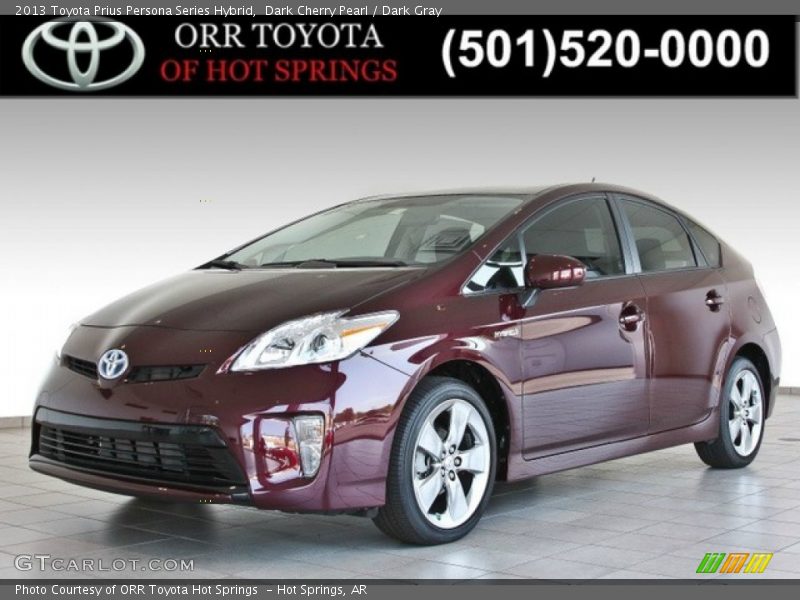 Dark Cherry Pearl / Dark Gray 2013 Toyota Prius Persona Series Hybrid