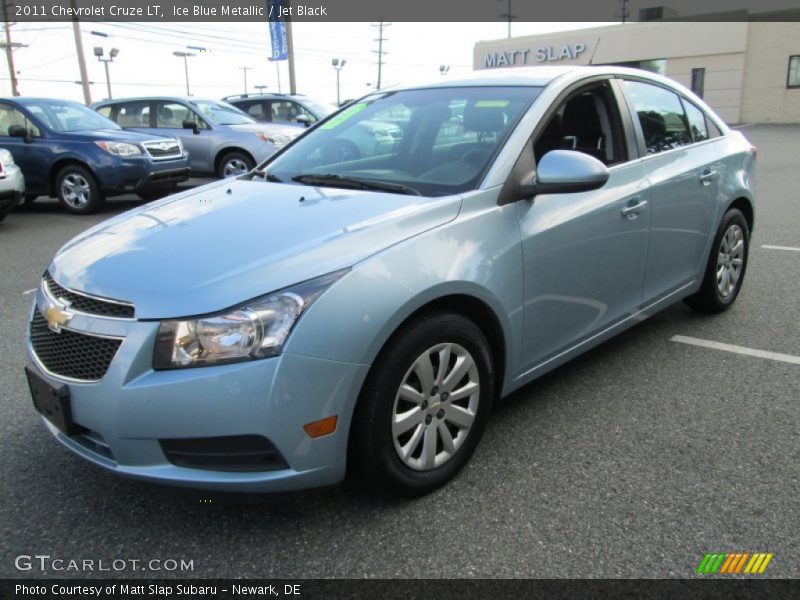 Ice Blue Metallic / Jet Black 2011 Chevrolet Cruze LT