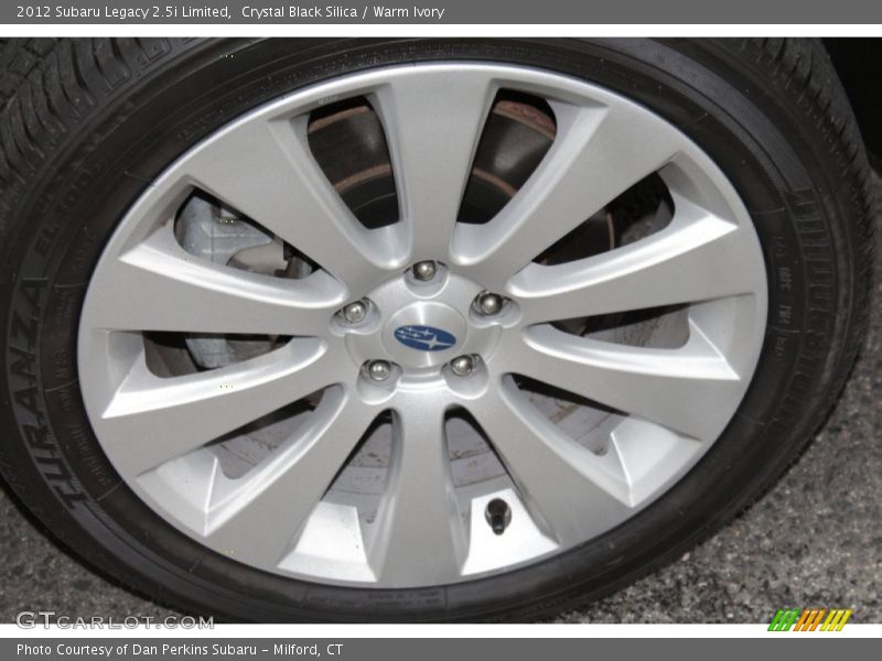 Crystal Black Silica / Warm Ivory 2012 Subaru Legacy 2.5i Limited