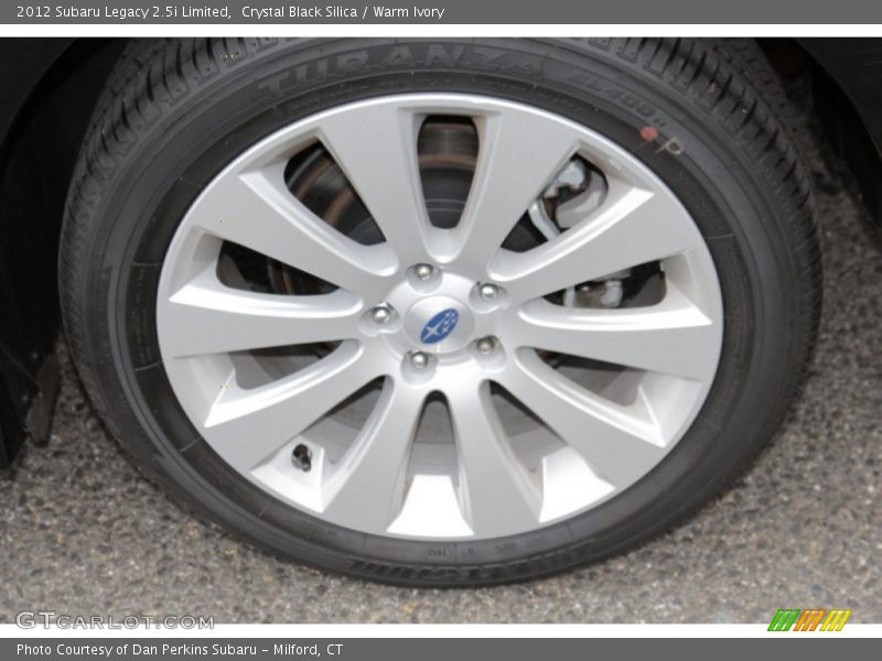 Crystal Black Silica / Warm Ivory 2012 Subaru Legacy 2.5i Limited