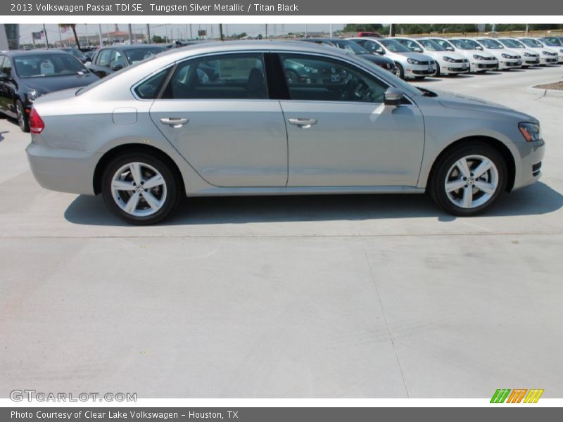 Tungsten Silver Metallic / Titan Black 2013 Volkswagen Passat TDI SE