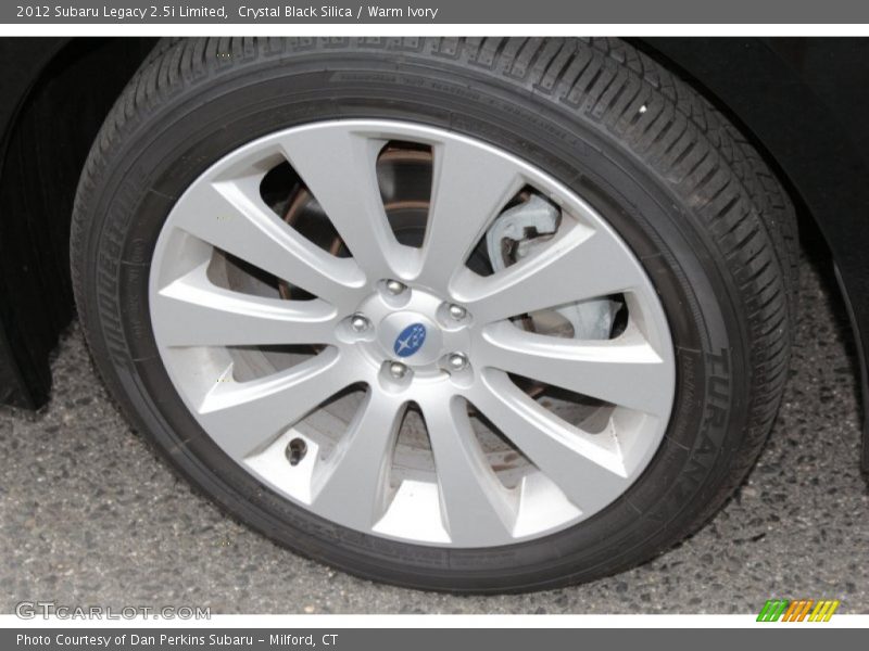 Crystal Black Silica / Warm Ivory 2012 Subaru Legacy 2.5i Limited