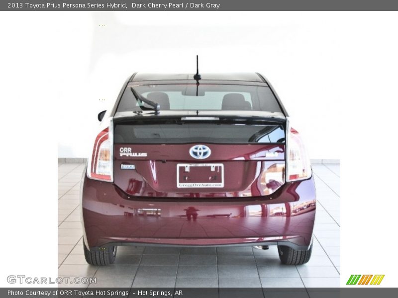 Dark Cherry Pearl / Dark Gray 2013 Toyota Prius Persona Series Hybrid
