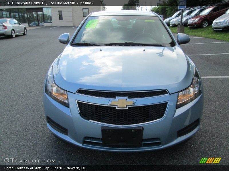 Ice Blue Metallic / Jet Black 2011 Chevrolet Cruze LT