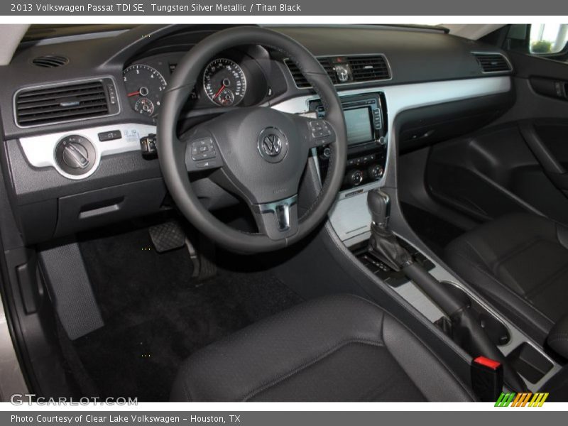 Tungsten Silver Metallic / Titan Black 2013 Volkswagen Passat TDI SE