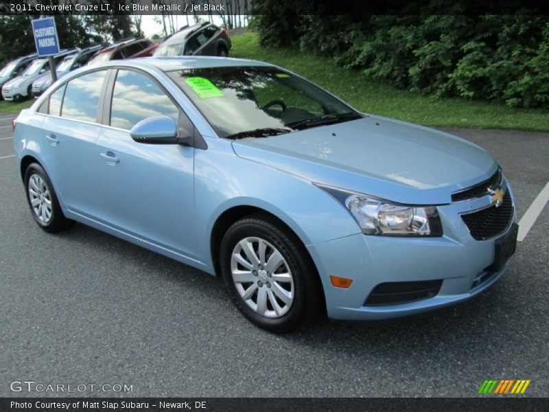 Ice Blue Metallic / Jet Black 2011 Chevrolet Cruze LT