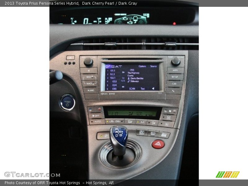 Dark Cherry Pearl / Dark Gray 2013 Toyota Prius Persona Series Hybrid