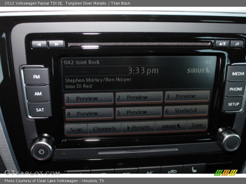 Tungsten Silver Metallic / Titan Black 2013 Volkswagen Passat TDI SE