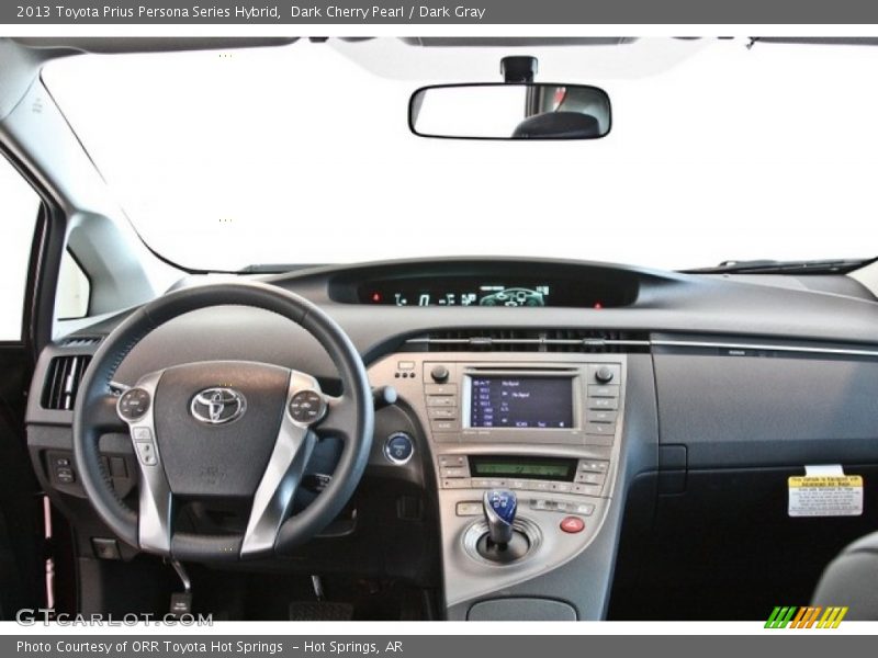 Dark Cherry Pearl / Dark Gray 2013 Toyota Prius Persona Series Hybrid