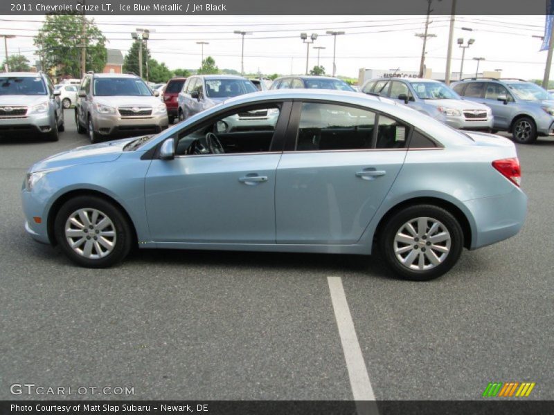 Ice Blue Metallic / Jet Black 2011 Chevrolet Cruze LT