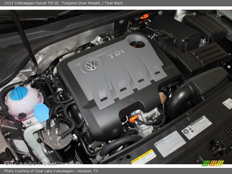Tungsten Silver Metallic / Titan Black 2013 Volkswagen Passat TDI SE