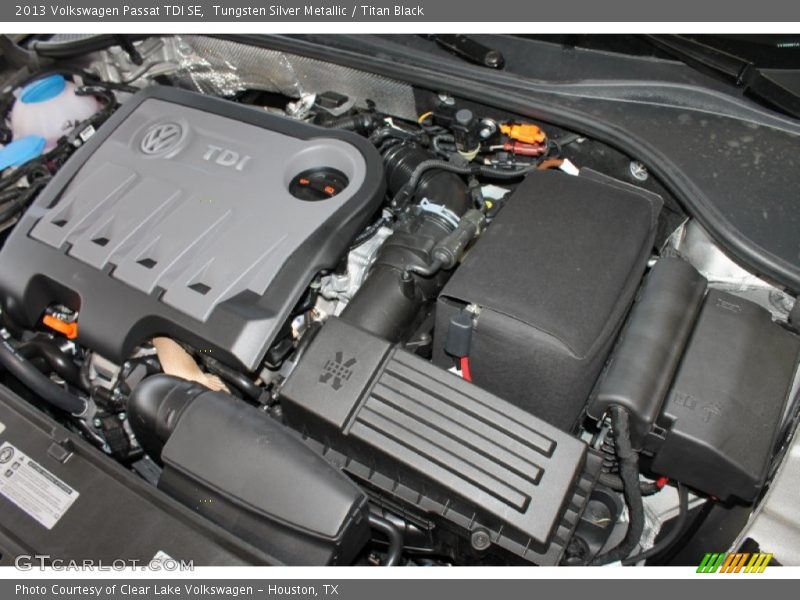 Tungsten Silver Metallic / Titan Black 2013 Volkswagen Passat TDI SE