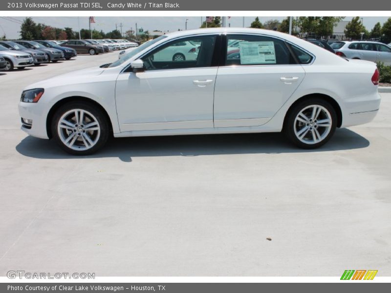 Candy White / Titan Black 2013 Volkswagen Passat TDI SEL