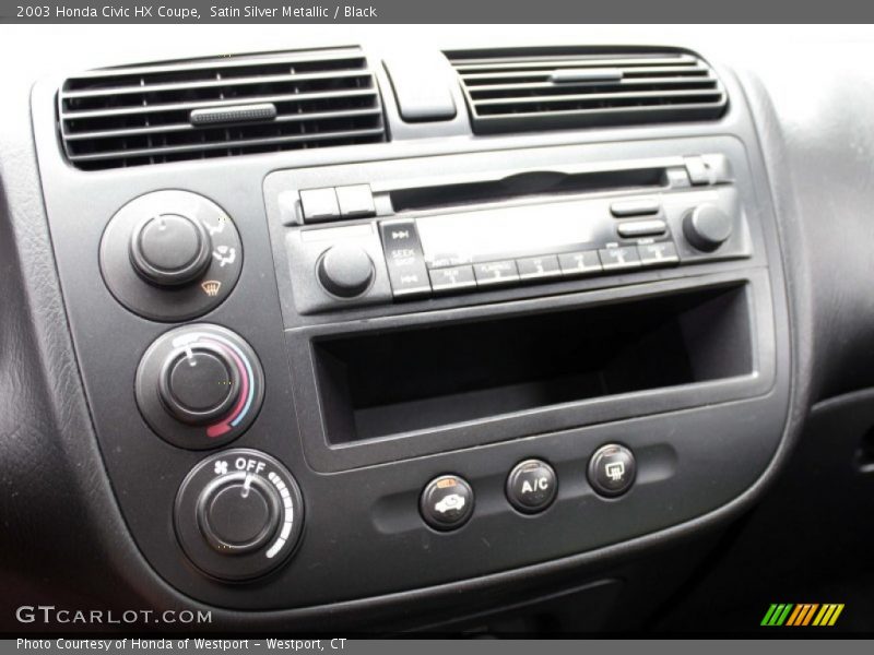 Controls of 2003 Civic HX Coupe