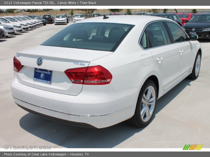 Candy White / Titan Black 2013 Volkswagen Passat TDI SEL