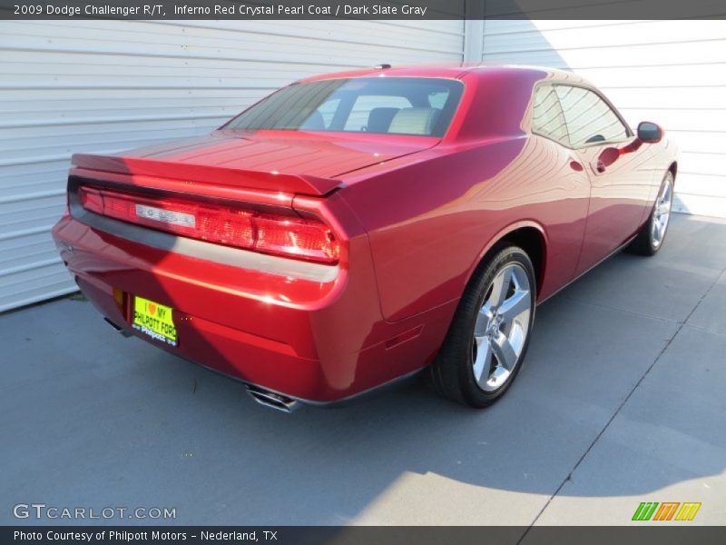 Inferno Red Crystal Pearl Coat / Dark Slate Gray 2009 Dodge Challenger R/T