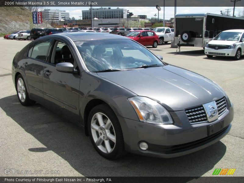 Smoke Metallic / Black 2006 Nissan Maxima 3.5 SE