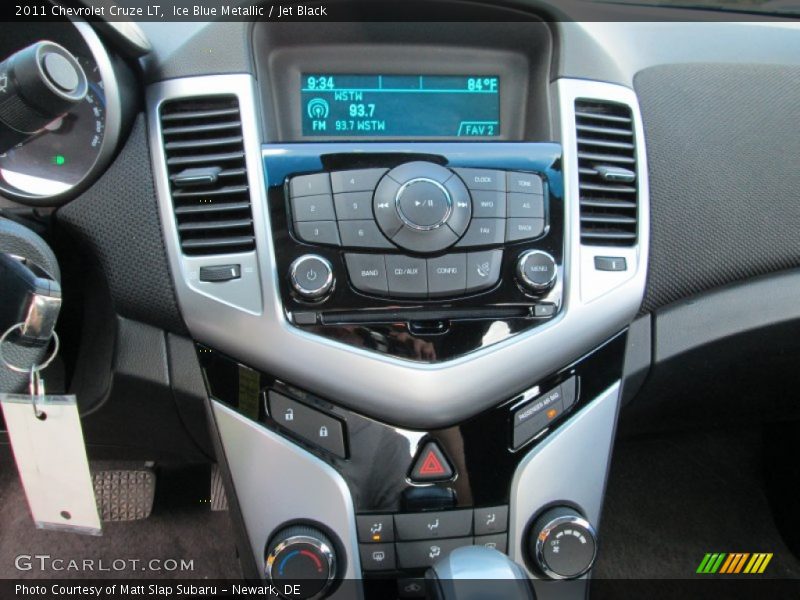 Ice Blue Metallic / Jet Black 2011 Chevrolet Cruze LT