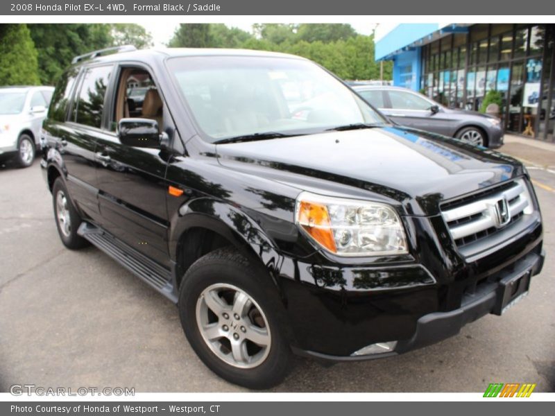 Formal Black / Saddle 2008 Honda Pilot EX-L 4WD