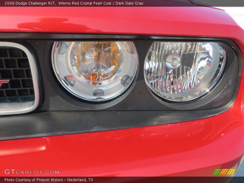 Inferno Red Crystal Pearl Coat / Dark Slate Gray 2009 Dodge Challenger R/T