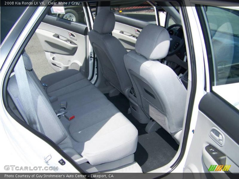 Clear White / Gray 2008 Kia Rondo LX V6