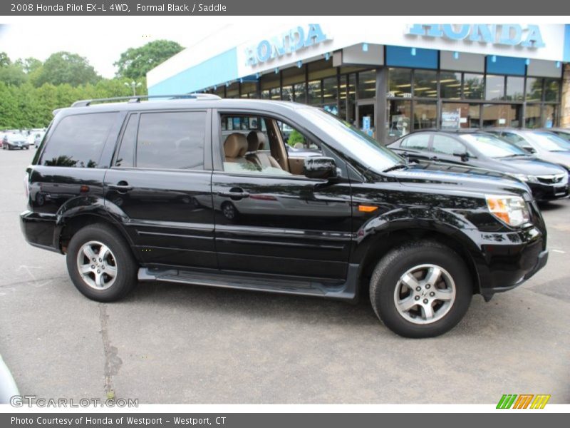 Formal Black / Saddle 2008 Honda Pilot EX-L 4WD