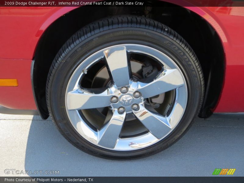 Inferno Red Crystal Pearl Coat / Dark Slate Gray 2009 Dodge Challenger R/T