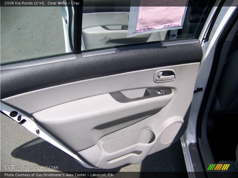 Clear White / Gray 2008 Kia Rondo LX V6