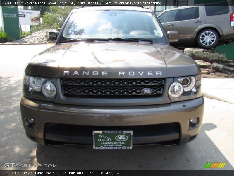 Nara Bronze / Premium Arabica/Arabica Stitching 2010 Land Rover Range Rover Sport HSE