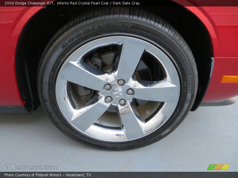 Inferno Red Crystal Pearl Coat / Dark Slate Gray 2009 Dodge Challenger R/T
