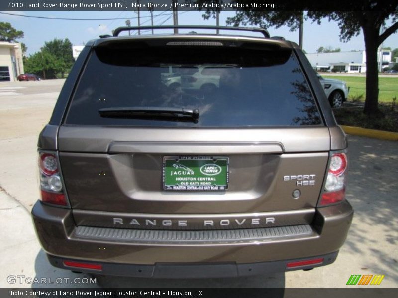 Nara Bronze / Premium Arabica/Arabica Stitching 2010 Land Rover Range Rover Sport HSE