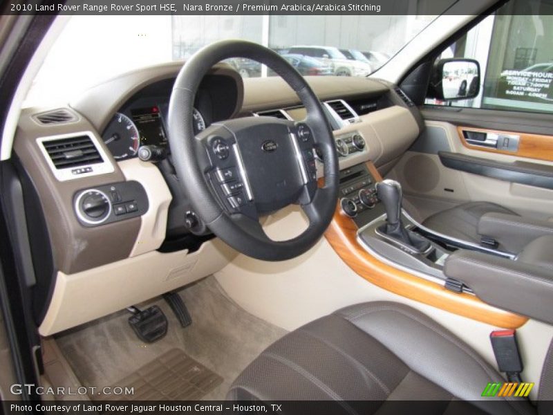 Premium Arabica/Arabica Stitching Interior - 2010 Range Rover Sport HSE 