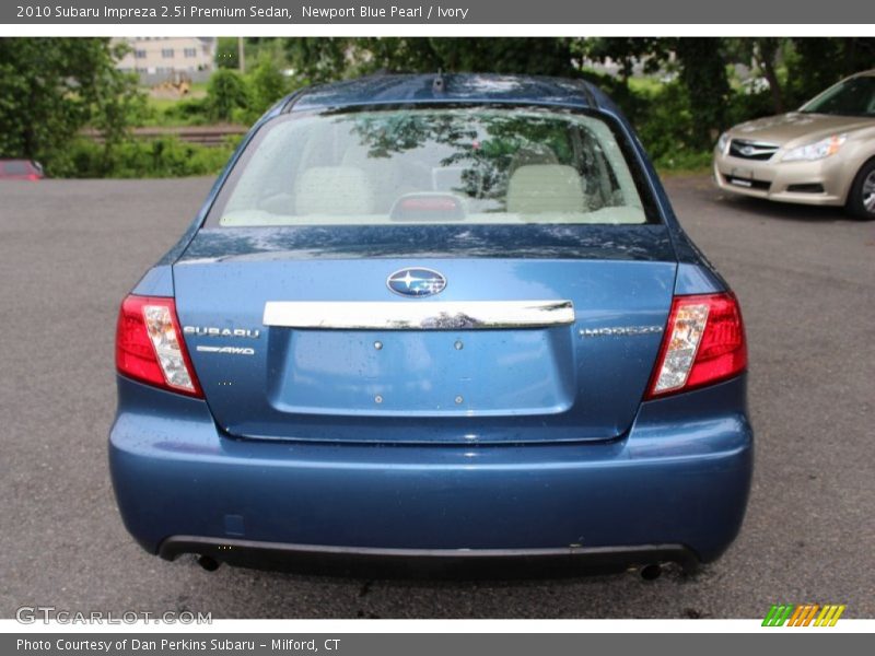 Newport Blue Pearl / Ivory 2010 Subaru Impreza 2.5i Premium Sedan