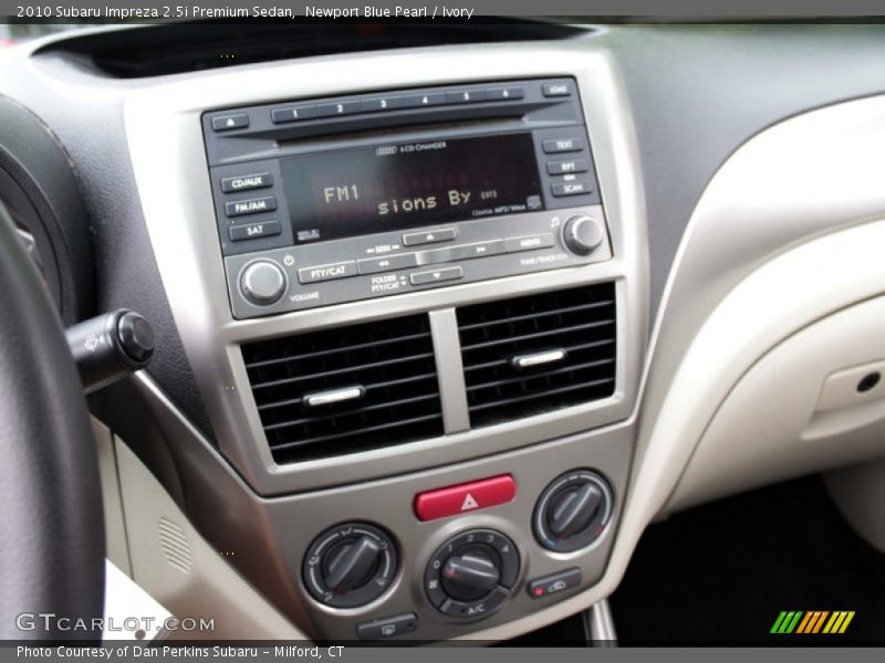 Newport Blue Pearl / Ivory 2010 Subaru Impreza 2.5i Premium Sedan