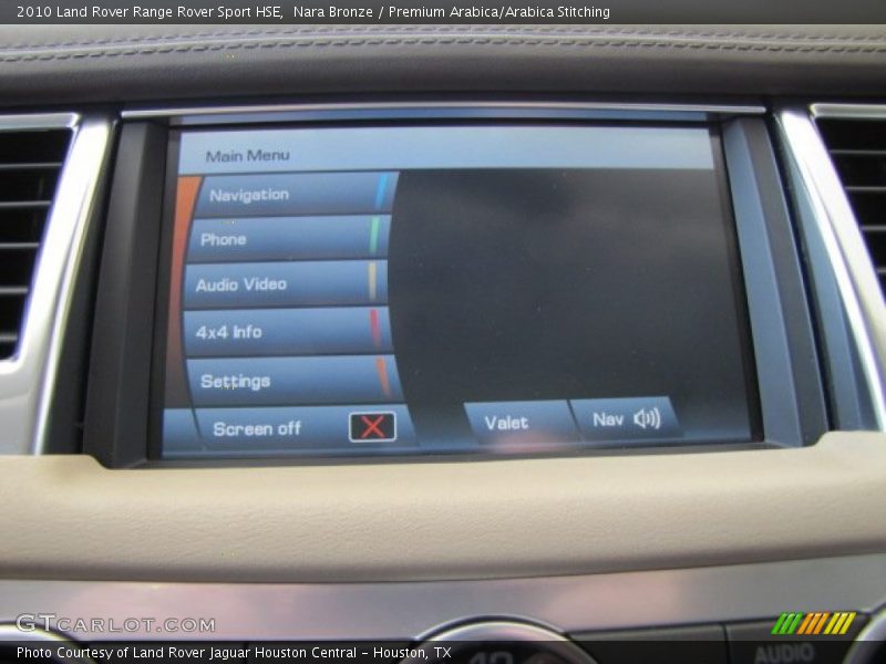 Nara Bronze / Premium Arabica/Arabica Stitching 2010 Land Rover Range Rover Sport HSE