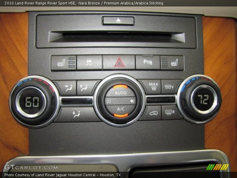 Controls of 2010 Range Rover Sport HSE