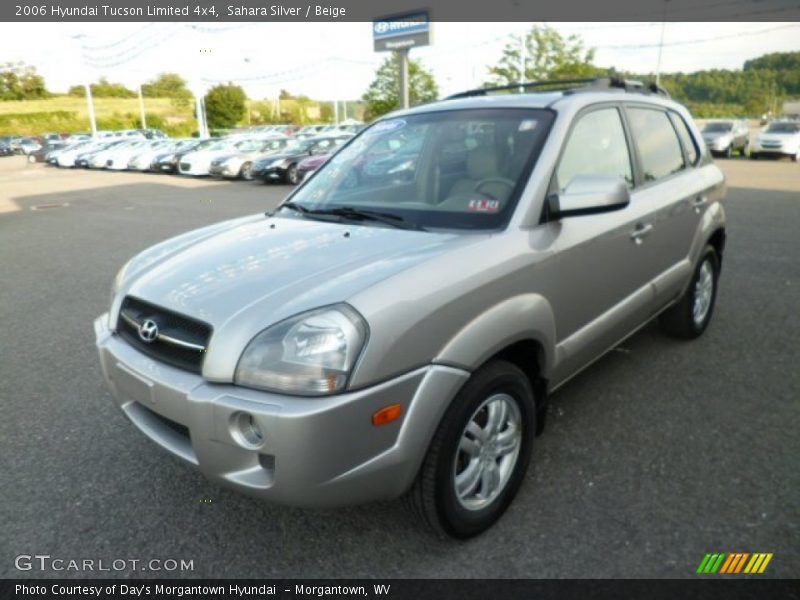 Sahara Silver / Beige 2006 Hyundai Tucson Limited 4x4