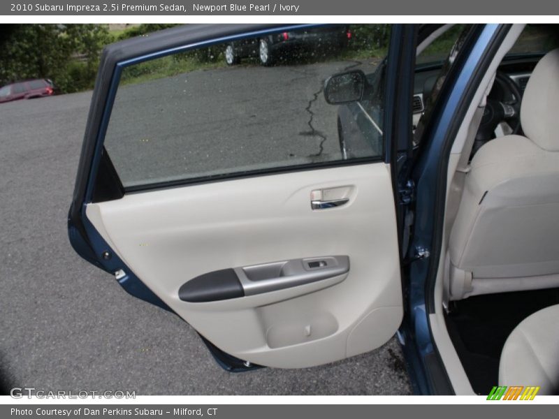 Newport Blue Pearl / Ivory 2010 Subaru Impreza 2.5i Premium Sedan