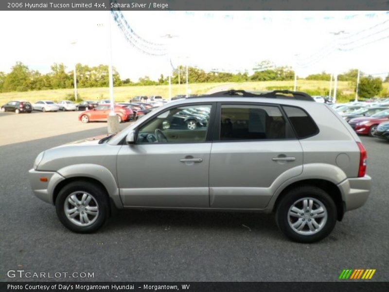 Sahara Silver / Beige 2006 Hyundai Tucson Limited 4x4