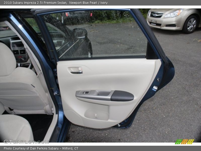 Newport Blue Pearl / Ivory 2010 Subaru Impreza 2.5i Premium Sedan