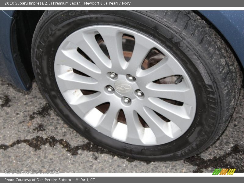 Newport Blue Pearl / Ivory 2010 Subaru Impreza 2.5i Premium Sedan